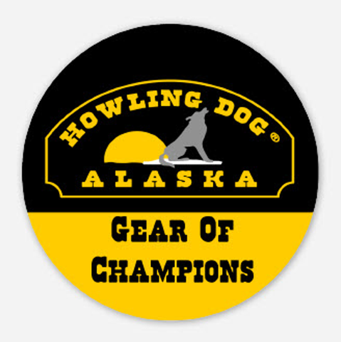 Howling Dog Alaska Magnet